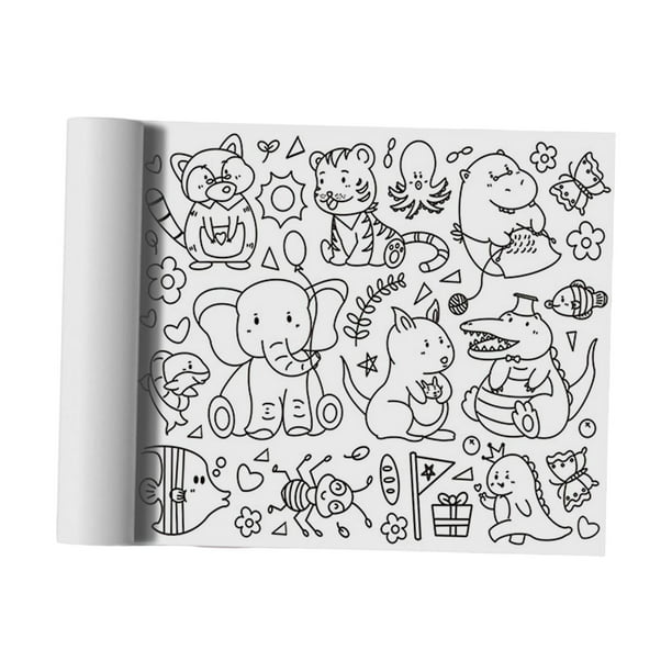 Dibujos infantiles para colorear  Dibujo de rollo de papel para colorear  para niños-Niños-Aliexpress