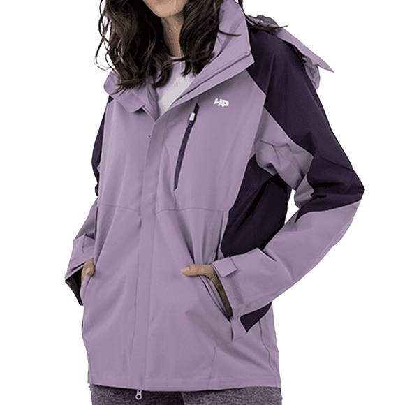 chamarra impermeable de alta calidad para mujer color lavanda  abrigo ligero impermeable hecho de p hikepath