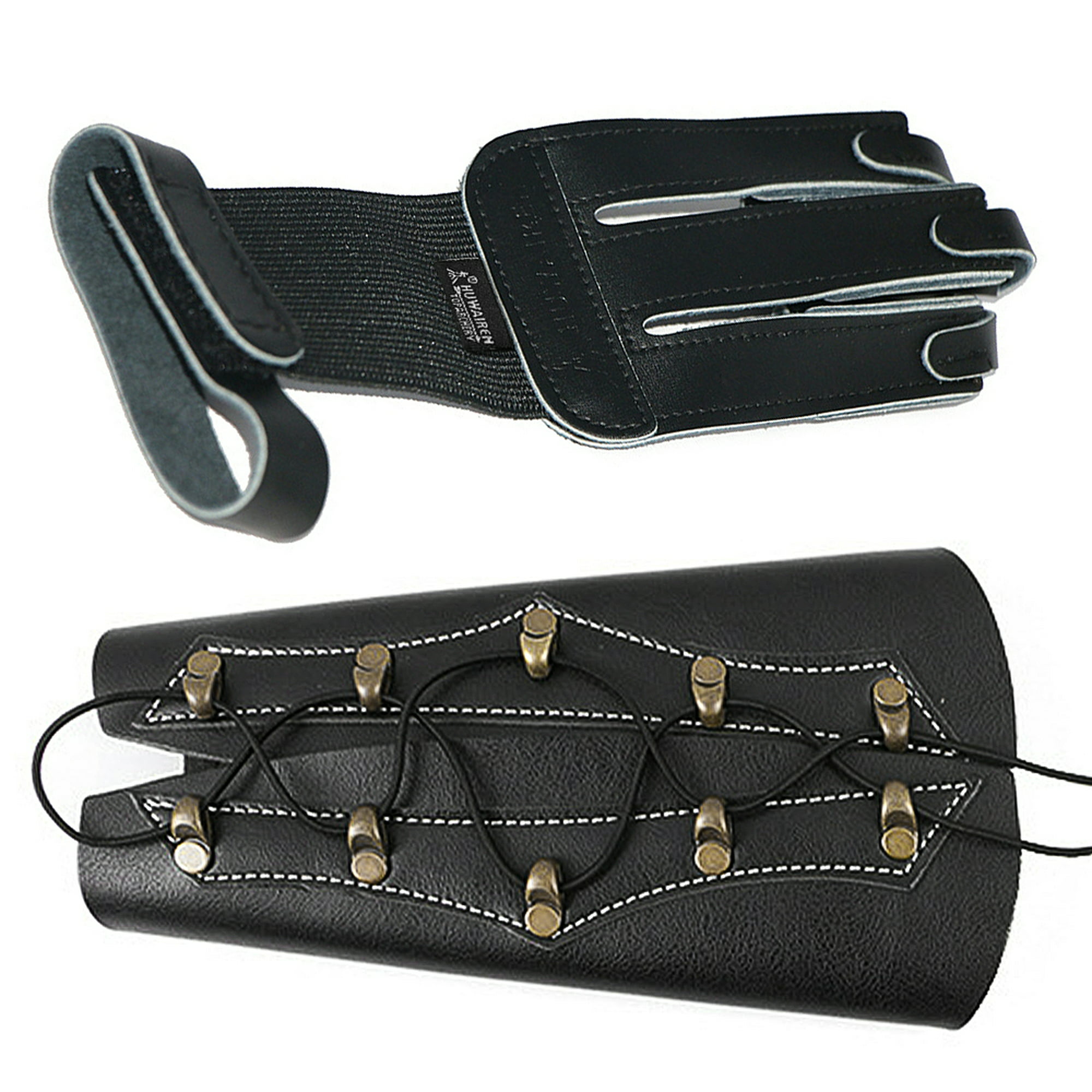 SX641 Black Sports Double Shoulder Brace Support Strap Wrap Belt