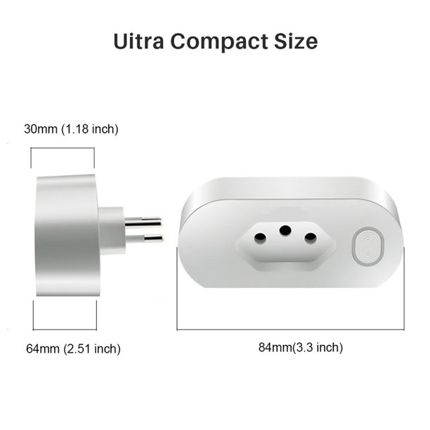 Enchufe inteligente WiFi Mini salida APLICACIÓN Control remoto Salida  inalámbrica MABOTO Enchufe inteligente