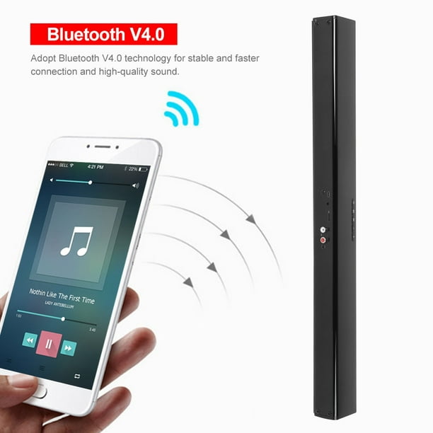 Barra de Sonido Bluetooth 5.0 de 22 Pulgadas para TV con Conexión