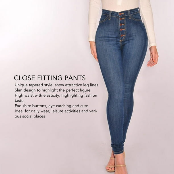 Pantalones ajustados de mujer con bolsillos. Compra online
