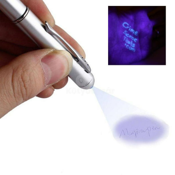Boligrafo Tinta Invisible + Luz UV