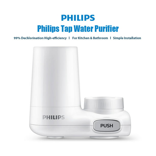 Purificador de agua de grifo Philips CM-300, filtro de agua, filtro de  decloración de repu Abanopi Purificador de agua