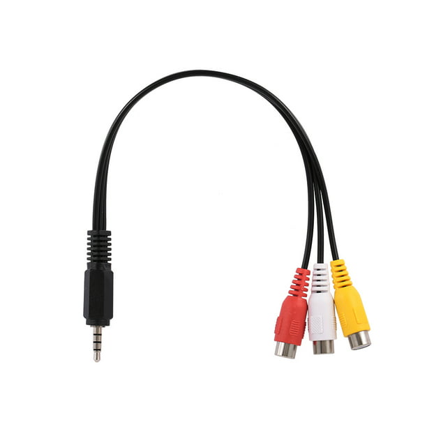 Cable conector estéreo RCA compatible con altavoces multimedia y