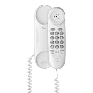 Teléfonos fijos para el hogar, teléfonos de pared para casa, teléfono de  pared retro impermeable, teléfono decorativo con cable con control de  volumen