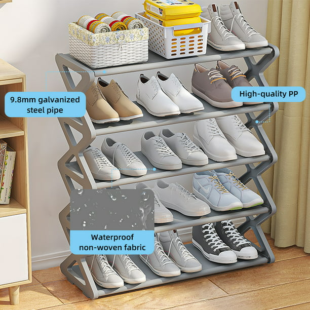 Comprar Zapatero de una pieza montado en la pared, estante para zapatillas  de baño, sin perforaciones, estante para ahorrar espacio, soporte colgante  para Baño