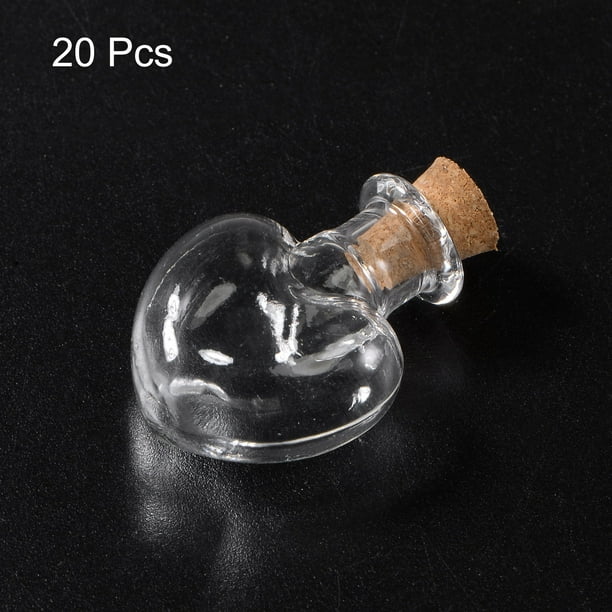 Mini kit de construcción de botellas de vidrio transparente, un juego de 14  mini botellas de vino de perfume de licor colorido, juguetes de