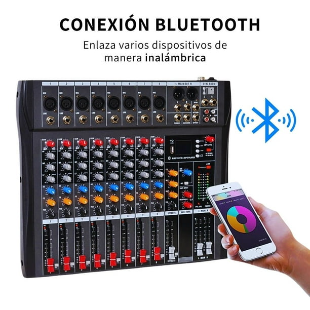 Sistema de consola de sonido profesional, tablero de mezcla de