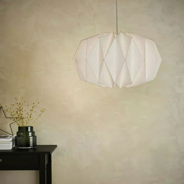 Lámpara de Techo Colgante Moderna Nórdica de Papel Origami, Ideal