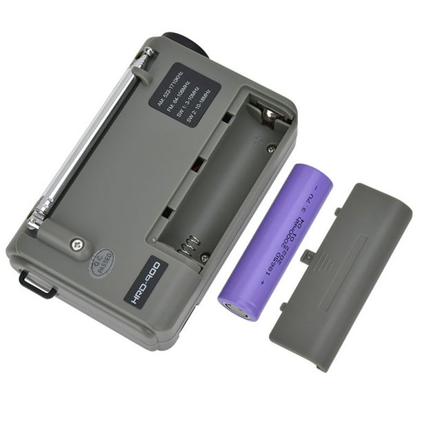 HRD-603 Radio portátil AM / FM / SW / BT / TF Radio de bolsillo USB MP3  Grabadora digital Soporte TF Abanopi Radio portatil