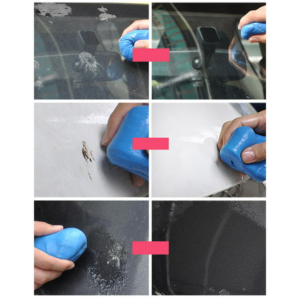 Barra de Arcilla Esponja Limpiadora para Coche Auto Clean Limpiador de  Carro
