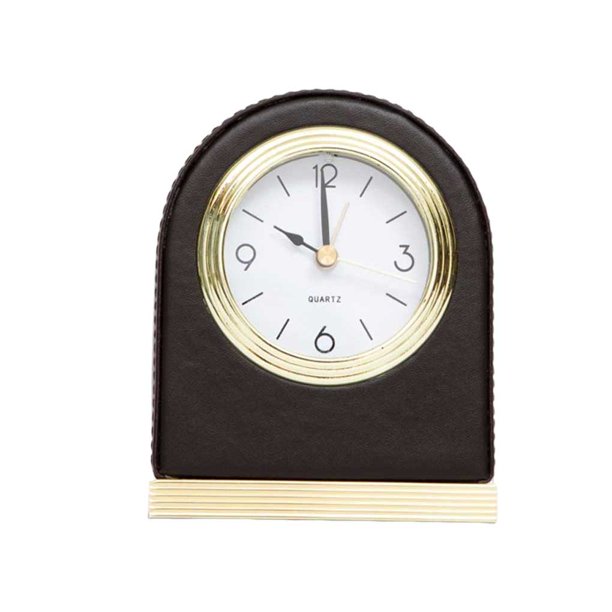 Reloj de mesa dorado rosa con alarma