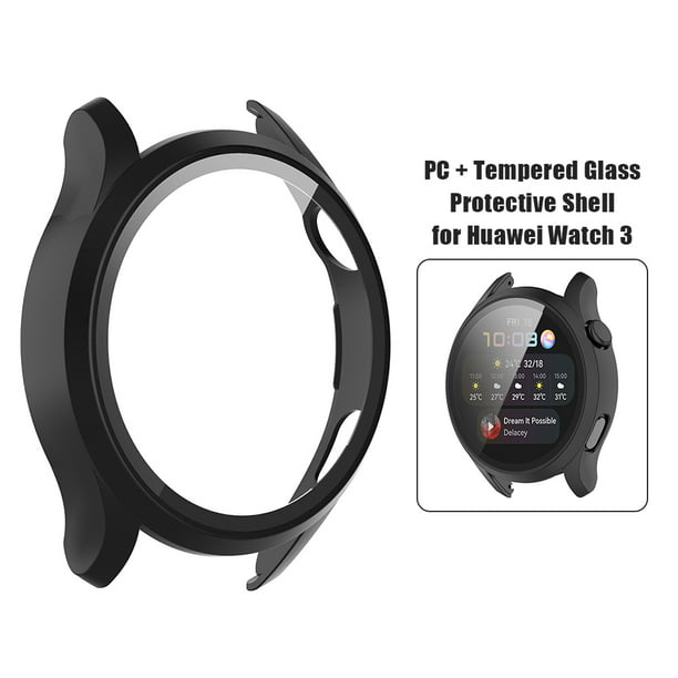 Funda de PC + cristal para Redmi Watch 3, Protector de pantalla