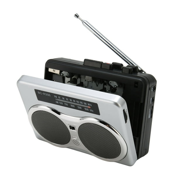 Reproductor de casete con grabadora de cinta Retro, altavoz de voz