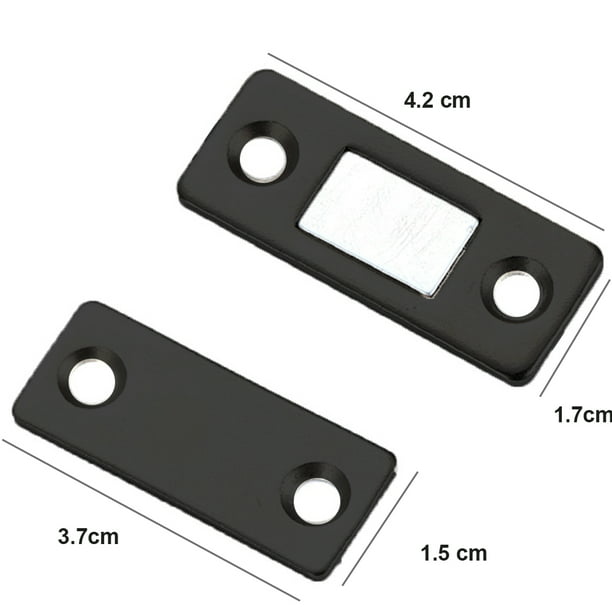 ZFBB4 - Cerradura magnética para puerta de armario con imanes para cierre  de puerta de gabinete, cierre magnético de gabinete para cierre de puerta  de