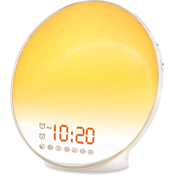 Despertador Luz Amanecer: Reloj Despertador Niños, Inteligente