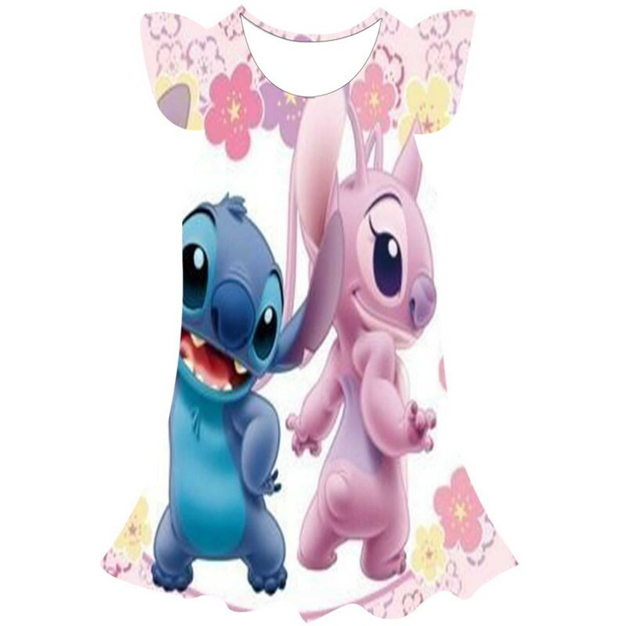 2023 año Disney Stitch vestido niñas vestido niños Cosplay fiesta lindo  moda vestir 1-10 años niños cumpleaños princesa disfraz 4T Gao Jinjia LED