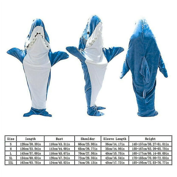 MEIRRAI Shark Blanket, Manta Tiburon Franela Súper Suave y