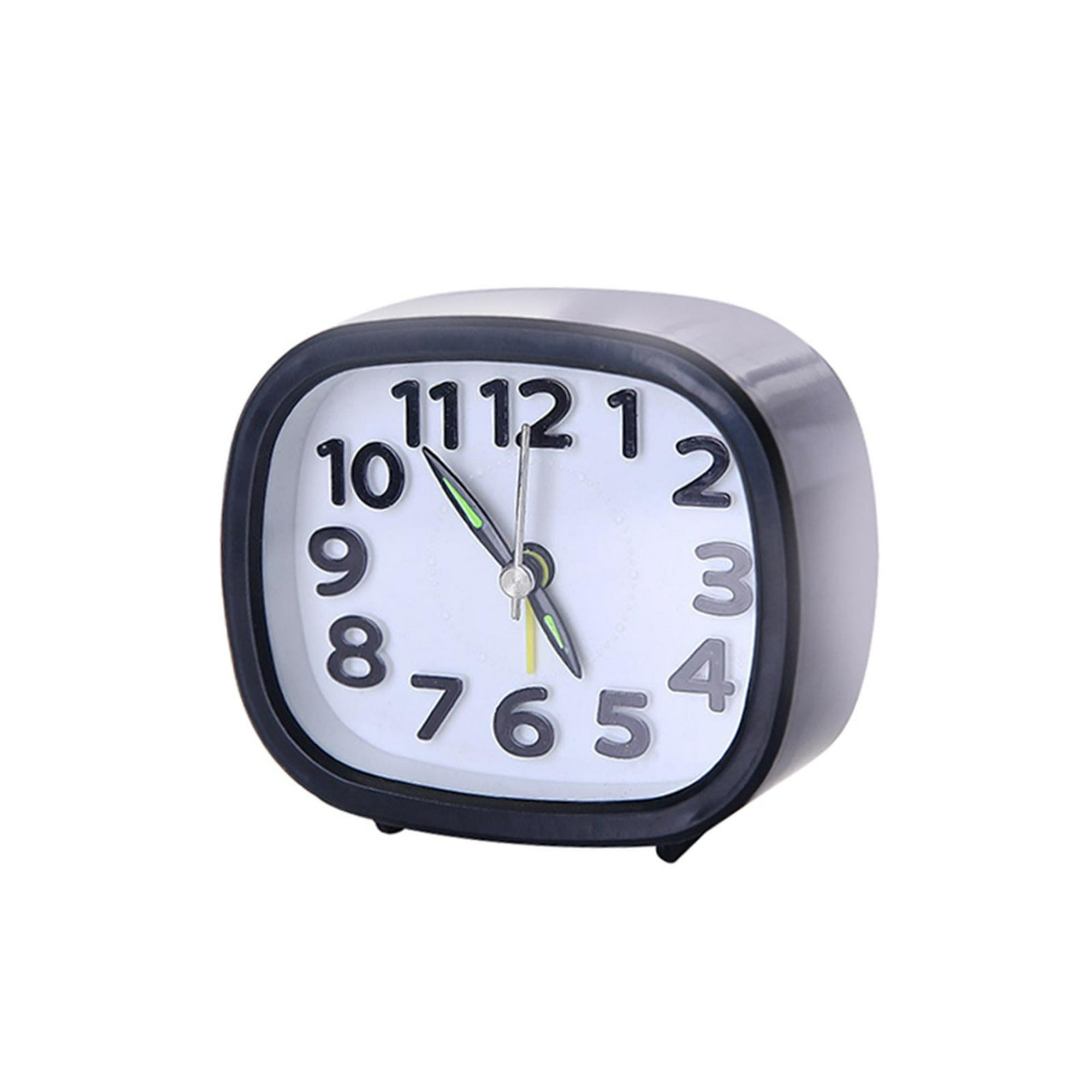 Reloj despertador silencioso con forma de que no hace tictac, sonidos de  campanas, con , , reloj despertador con Azul Baoblaze Despertador
