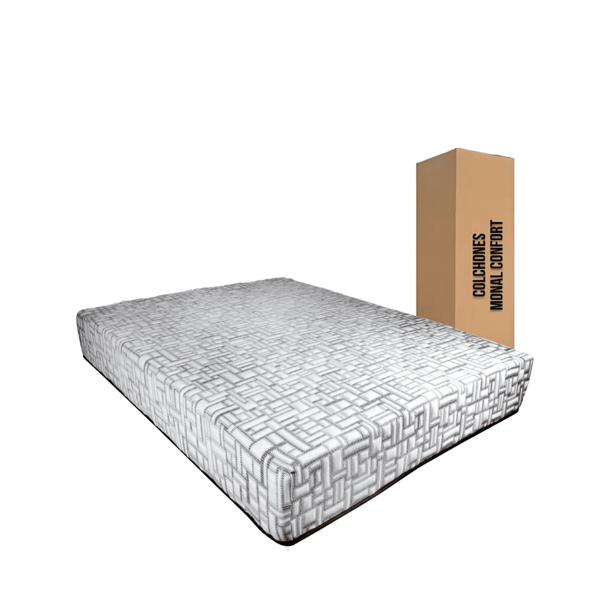 Colchón matrimonial colchones monal confort elian 21 cm de grueso
