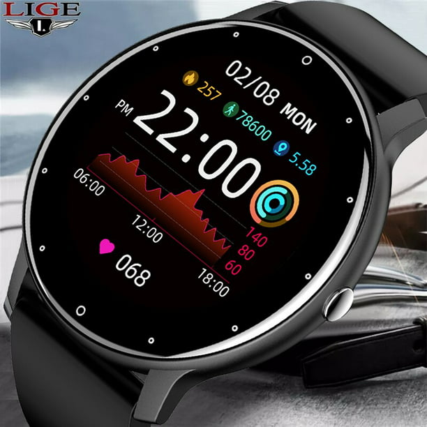 Nuevo Reloj Inteligente Digital Deportivo Dorado Podómetro Para Teléfono  Android De Pulsera Hombres Mujeres