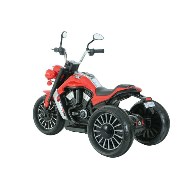Carro Montable electrónico para niños y niñas de 2 a 5 años - Moto  eléctrica con Batería Recargable, Luces y Sonido Radio Bluetooth + USB -  Hecho de Polipropileno Resistente