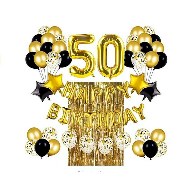 Como crear decoración cumpleaños 50 mujer  50th birthday decorations, 50th  birthday balloons, 50th wedding anniversary decorations