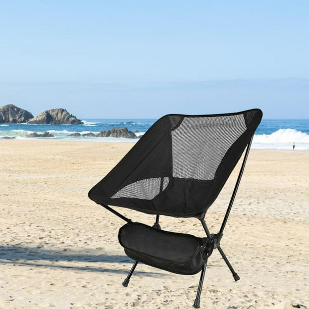 Silla plegable ligera para , asiento para silla, taburete para pesca Negro  shamjiam Asiento plegable al aire libre