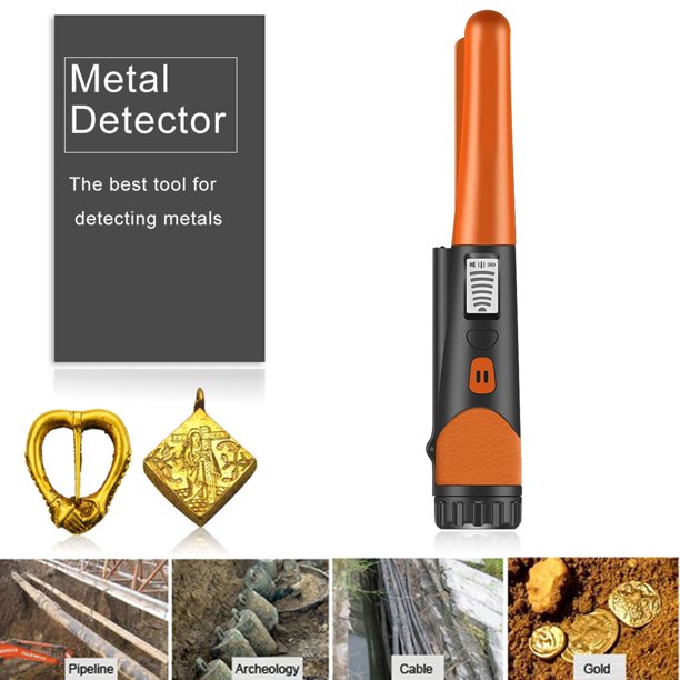 Detector de Metales buscador de Oro de Mano Profesional con Pantalla de  Pulgadas