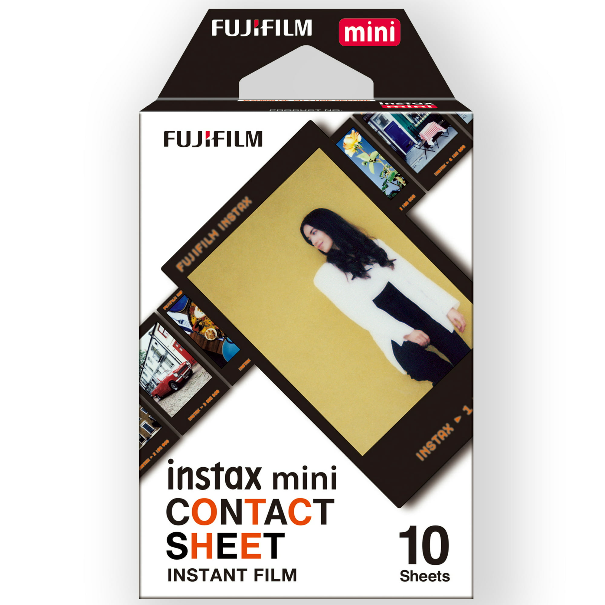 Irfora Fujifilm Instax Mini 20 hojas de película blanca Papel fotográfico  Álbum de instantáneas Impresión instantánea para Fujifilm Instax Mini 7s /  8/25/70/90/9/11 Irfora Película