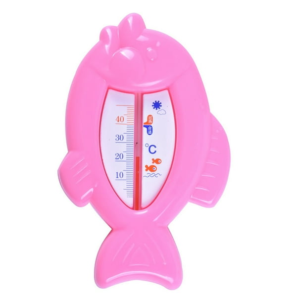 Termómetro de agua para bañera de bebé termómetro de baño juguete  termómetro de baño para bebé forma de pez pequeño termómetro de agua para  bañera de