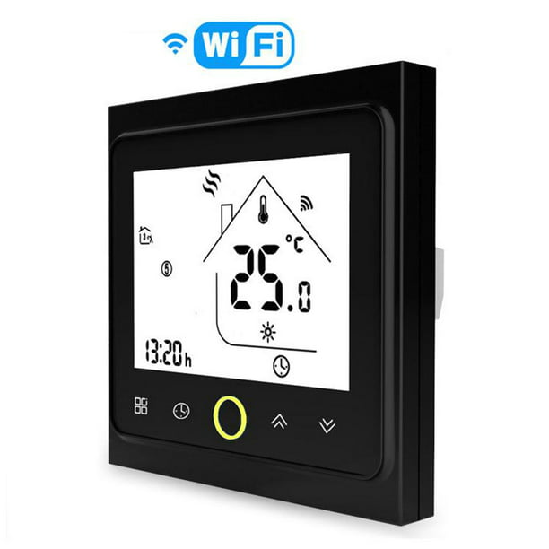 Multifunción WiFi inteligente termostato calefacción temperatura r APP rol  para oficina en casa Sunnimix termostato inteligente para el hogar portátil