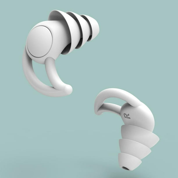 2 pares de auriculares para dormir con cancelación de ruido cómodos  auriculares de silicona reutiliz Sincero Electrónica