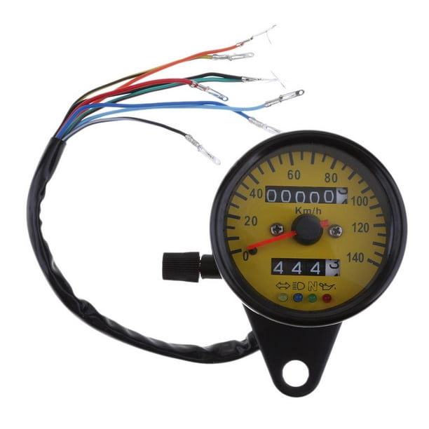 Velocímetro de , Odómetro Analógico, Mecánico Universal para shamjiam  cuentakilómetros velocímetro bicicleta