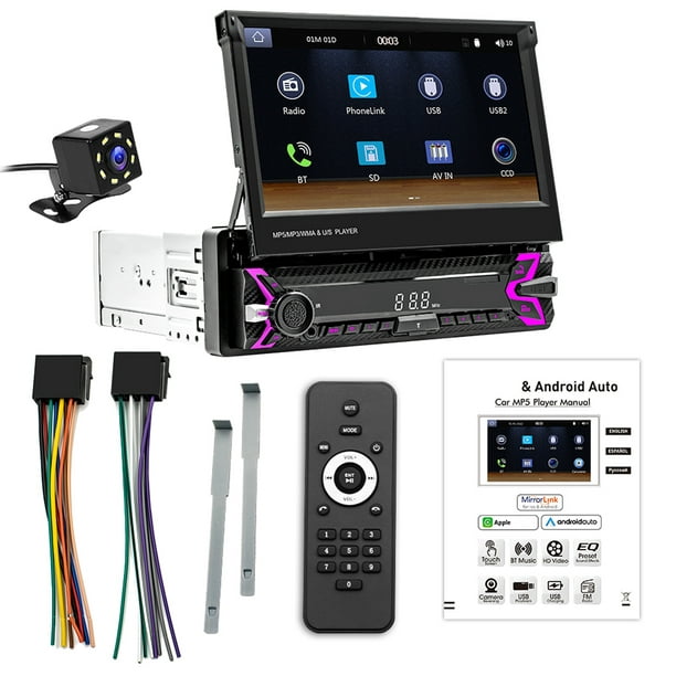 Pioneer Reproductor Multimedia de 6,8 WiFi con CarPlay y Android Auto,  Negro