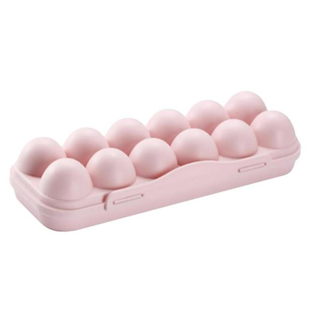 Danieli | Huevera para Huevos pasados por Agua | Hueveras para Huevos  cocidos de Mesa | Soporte para Huevos Rellenos de plastico Transparente 