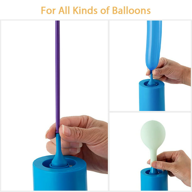 MeCids Bomba de aire eléctrica para globos, máquina de infladores de globos  portátil para kit de arco de globos, globo de letra, globos de animales