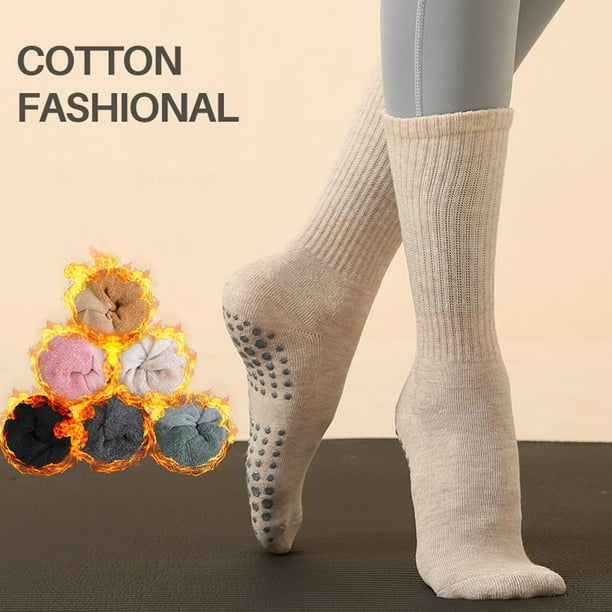 Calcetines de yoga con agarre para mujer, yoga, pilates, barra, calcetines con agarre antides Levamdar CPB-ZRF264-5 | Walmart en línea