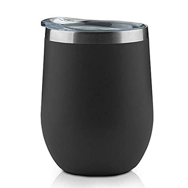  Termo de acero inoxidable de 11.8 fl oz, lindo vaso de doble  cáscara de huevo, termo de viaje, taza de café de viaje, copa de vino tinto  creativa, (capacidad: 301 13.5