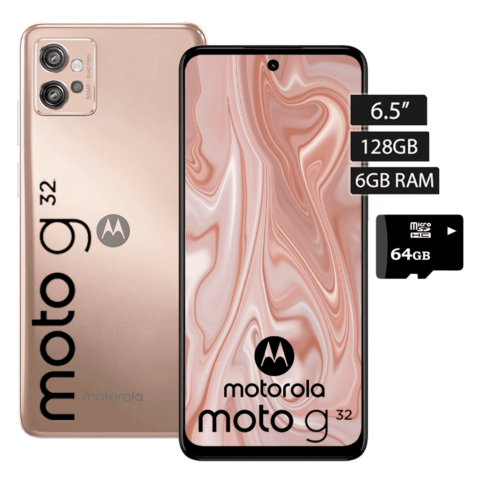 Celular Motorola Moto G32 128GB/8GB Ram - Triple Camara 50MP - Color Rojo, Motorola