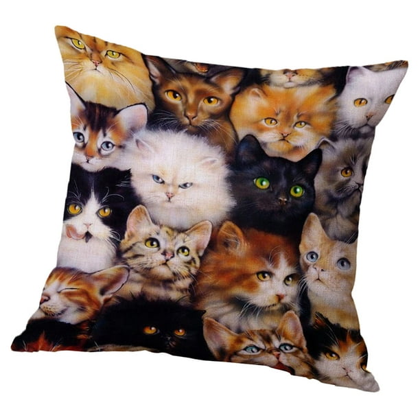 Funda de almohada 60x60 cm Cat & mouse