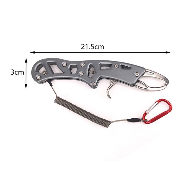 Metal Fish Lip Controller Grip Outdoor Gear Pesca Pinzas Alicates Aparejo  (Azul)