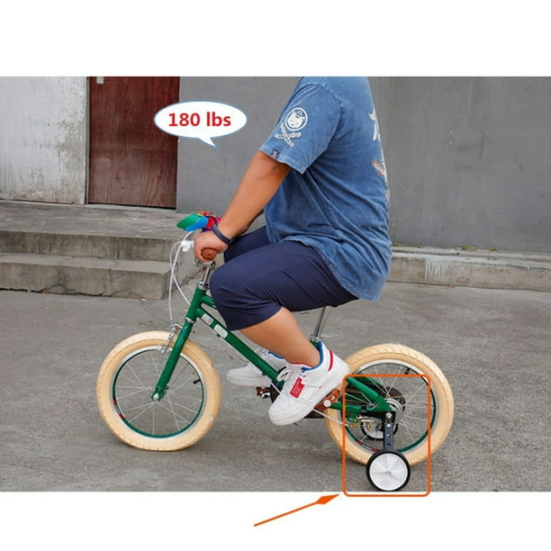 Cuatro pares de ruedas de entrenamiento sólidas para aprendizaje en  bicicleta de Sunnimix