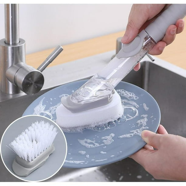  Esponja de limpieza para lavar platos, cepillo de esponja para  lavar platos, suministros de limpieza, cepillo de herramientas de limpieza  : Salud y Hogar