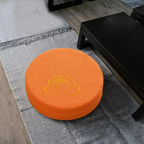 Cojín redondo para silla de oficina, almohada de meditación, Tatami, sofá,  esterilla de Yoga, decoración de