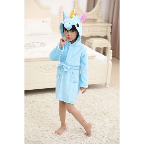 Ropa para niña, Albornoz unicornio infantil