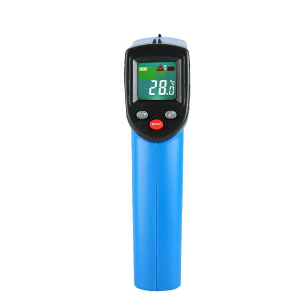Termómetro infrarrojo -50 °C 400° C (-58°F a 752°F), pistola de temperatura  infrarroja láser digital de cocina para objetos y agua