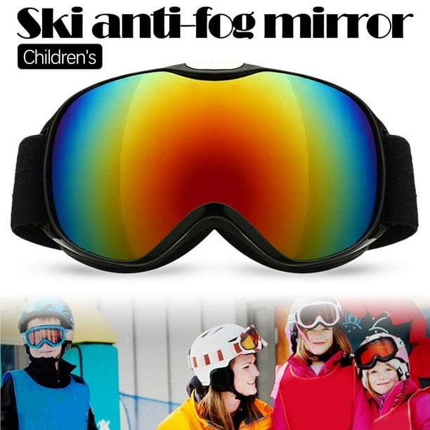 Gafas de esquí para niños, antivaho para niños, con protección UV