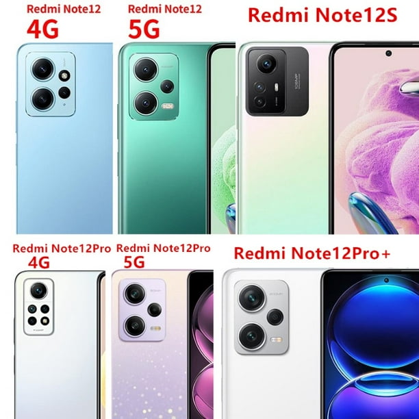 Soporte De Anillo Mate Para Xiaomi Redmi Note12S Note12 Pro 4G Carcasa hp  Xiomi Redme Note 12S No 12 + Plus 5G Transparente A Prueba De Golpes  Cubierta Trasera Del Teléfono
